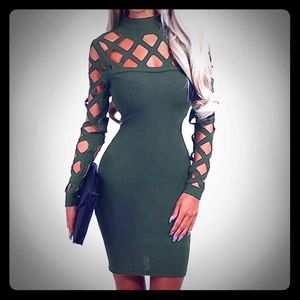 Bodycon midi dress M
